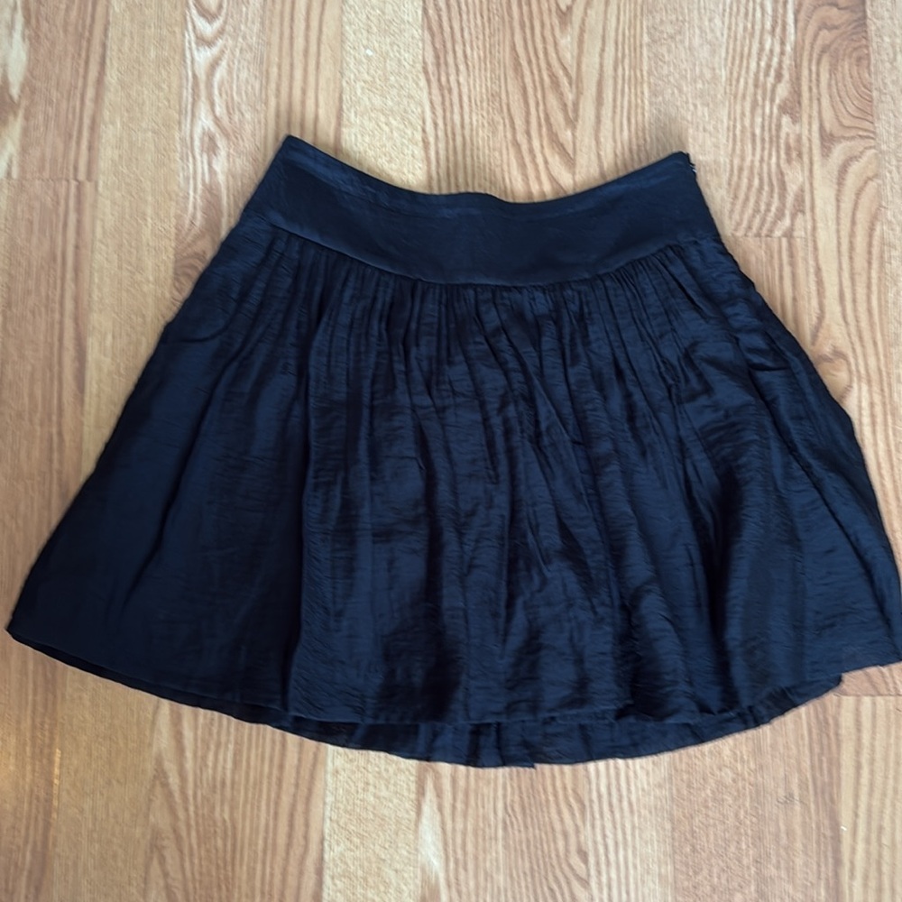 Express Black Skater Skirt